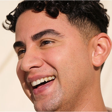 Botox male model face