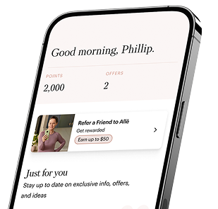 Alle points app screenshot