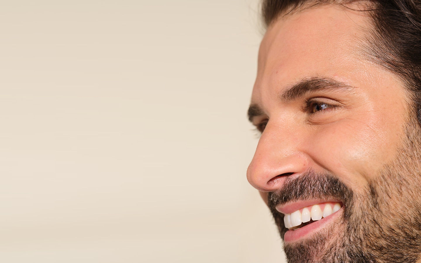 Botox Male Model close-up